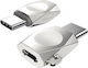 Hoco UA8 Converter USB-C male to micro USB female Silver 1pcs