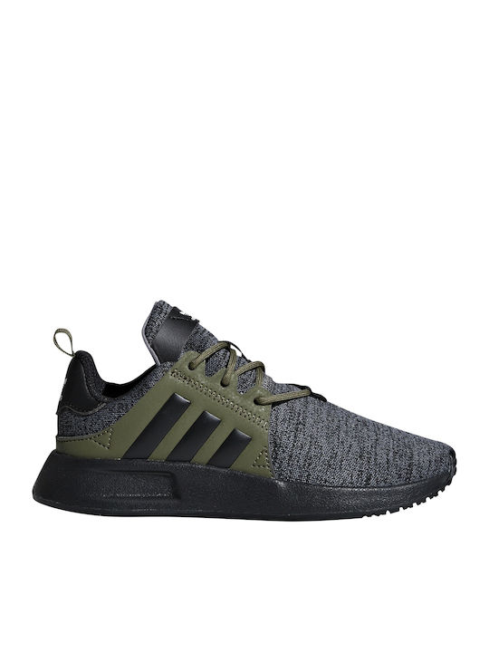 X_PLR C Kids Sports Shoes Running with Laces Khaki