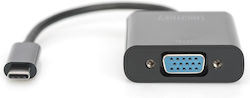 Digitus DA-70853 USB-C male σε VGA female