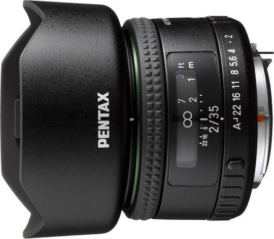Pentax Full Frame Φωτογραφικός Φακός HD FA 35mm f/2 Wide Angle για Pentax K Mount Μαύρος