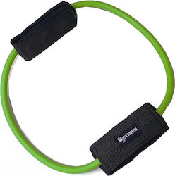 Optimum Tube Expander Bandă de rezistență pentru exerciții Circular Lifebuoy Hard cu mânere Verde