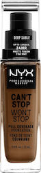 Nyx Professional Makeup Can't Stop Won't Stop Liquid Make Up 18 Deep Sable 30ml