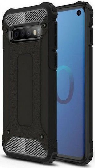 Hurtel Back Cover Πλαστικό Μαύρο (Galaxy S10)