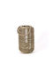 Zaros Tabletop Rattan Lantern Brown 23x23x38cm