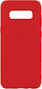 Senso Soft Touch Back Cover Σιλικόνης Κόκκινο (...
