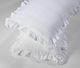 Down Town Home Sofa Cushion 454 From 100% Cotton White 60x40cm 41-0510B