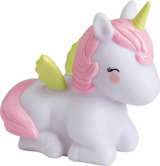 A Little Lovely Company Unicorn Kinder Spardose Plastik Weiß 8.6x13.7x15.4cm