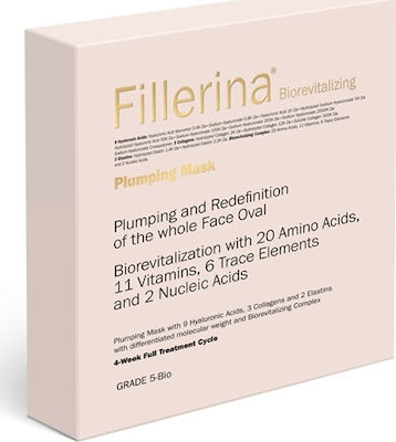 Labo Fillerina Biorevitalizing & Plumping Grade 5 Face Revitalization Mask 4pcs