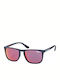 Superdry Shockwave Men's Sunglasses with Blue Plastic Frame and Blue Lens