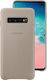 Samsung Umschlag Rückseite Leder Gray (Galaxy S...