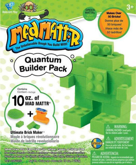 Relevant Play Construction & Building Toys Mad Mattr Quantum Builder Pack Green for Children 3+ Years