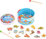 Tooky Toys Joc de Masă Wooden Fishing Game pentru 2 Jucători 3+ Ani TL095