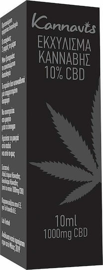 Kannavis Екстракт Масло Канабис в Капки 1000мг с 10% CBD 10мл