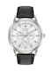 Citizen Corso Ceas Eco - Drive cu Negru Curea de piele