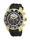 Invicta Speedway Men's Watch 50mm Chronograph Battery with Black Rubber Strap