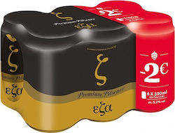 ΕΖΑ "ζ" Premium Pilsner Κουτί 6x330ml ΕΖΑ "ζ" Premium Pilsner Κουτί 6x330ml