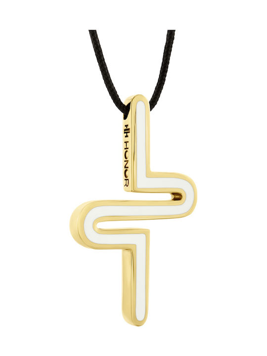 Honor Omano Faith Cross by Livin R Κολιέ Επιχρυσωμένο