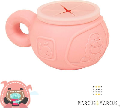 Marcus & Marcus Baby Food Bowl made of Silicone Pink MNMBB09-PG