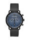 Emporio Armani Men's Watch 43mm Chronograph Battery with Black Metal Bracelet