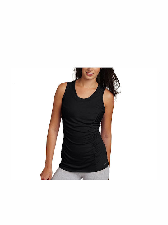 Reebok Sports Top Damen Sportlich Bluse Ärmellos Schwarz