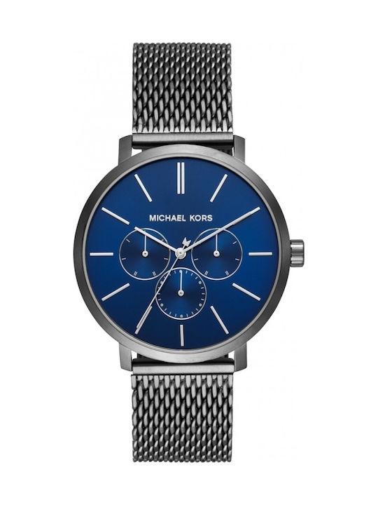 Michael Kors Blake Ανδρικό Ρολόι 42mm Χρονογράφος Μπαταρίας με Ασημί Μεταλλικό Μπρασελέ