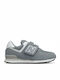 574 Kids Sneakers with Scratch Gray