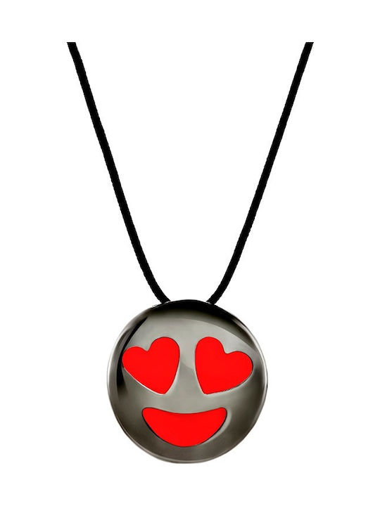 Honor Omano In Love Κολιέ από Ασήμι Κόκκινο
