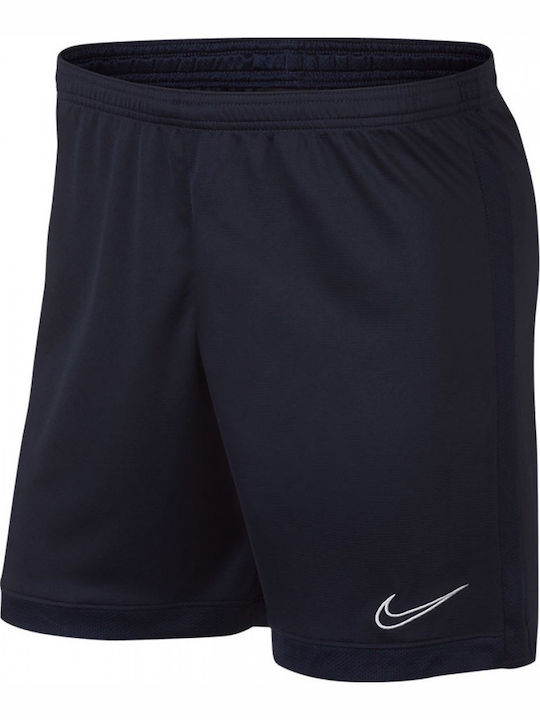 Nike Dry Knit Academy Men's Sports Dri-Fit Monochrome Shorts Blue