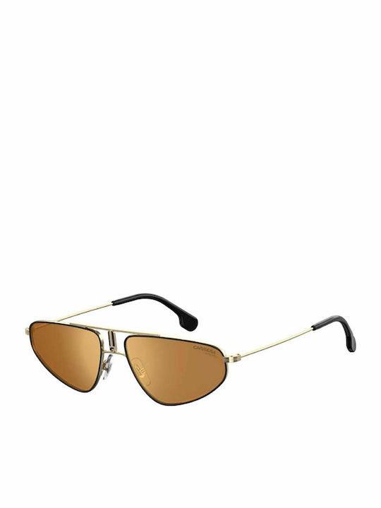 Carrera Sonnenbrillen mit Schwarz Rahmen und Gold Spiegel Linse 1021/S J5G/K1