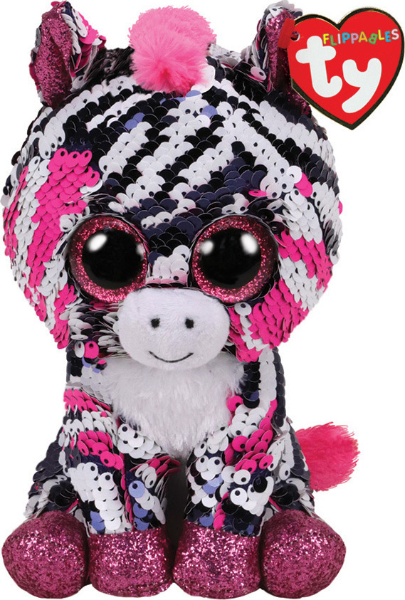 Ty Beanie Boos Sequin Pink Zebra Reg Zoey - Skroutz.gr