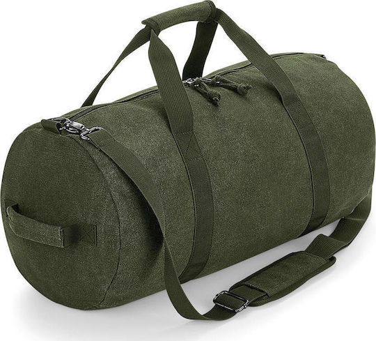 BagBase BG655 Vintage Natural Sack Voyage 24lt Green Fabric L49xW28xH28cm