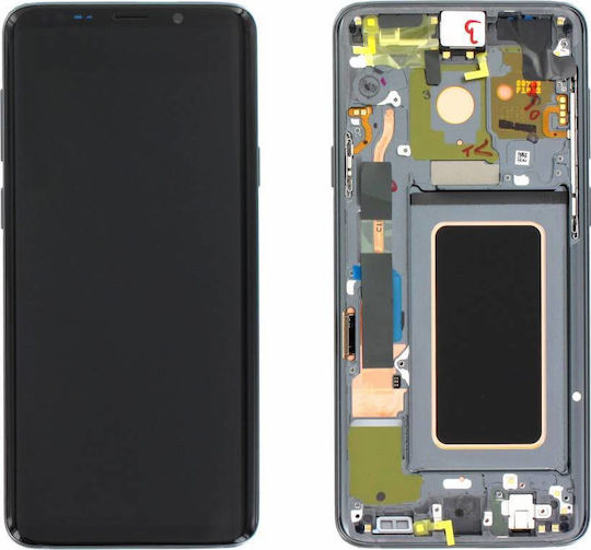Samsung O ecran cu Mecanism Tactil și Cadru pentru Galaxy S9+ (Gri)