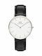 Daniel Wellington Classic Sheffield Ceas de Damă cu Negru Curea din Piele