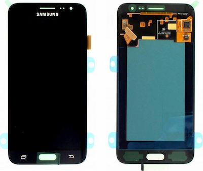 Samsung Mobile Phone Screen Replacement with Touch Mechanism for Galaxy J3 2016 (Black)