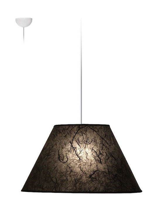Starlight Pendant Light Black Bell with Socket E27