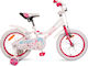 Byox Little Princess 16" Kinder Fahrrad BMX Weiß