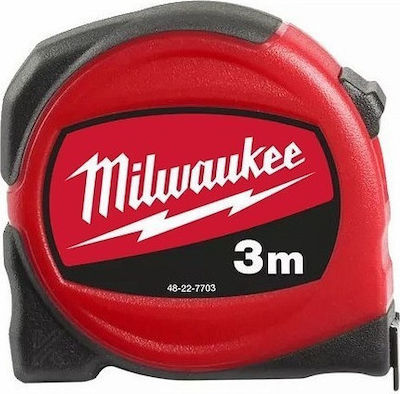 Milwaukee Maßband mit automatischem Rücklauf und Magnet 16mm x 3m