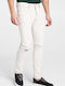 Men's Jeans Pants with Slim Fit Beige