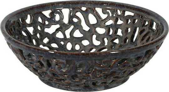 Fylliana Декоративна купа Керамика Син 22.5x22.5x8см 1бр
