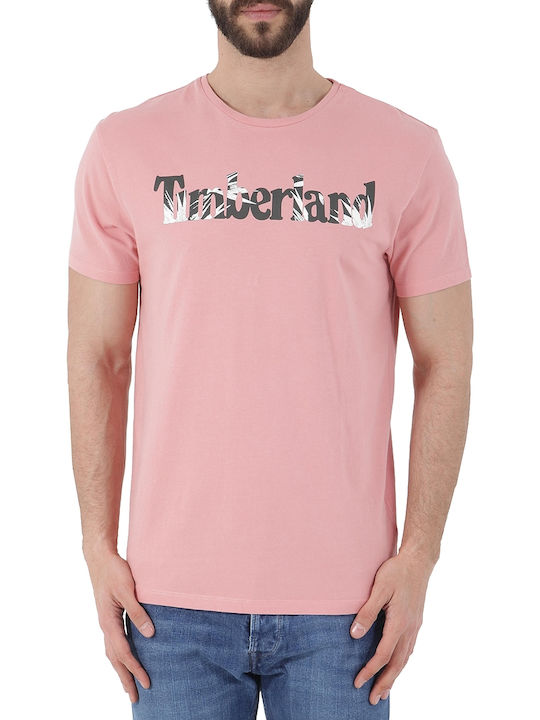 Timberland Kennebec River Seasonal Men's Short Sleeve T-shirt Pink