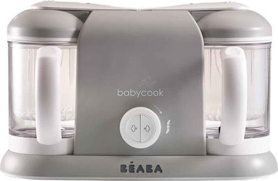 Beaba Babycook Duo Ατμομάγειρας με Μπλέντερ με 2 Επίπεδα Μαγειρέματος 2.2lt Grey