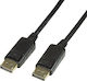 LogiLink Cable DisplayPort male - DisplayPort male 7.5m Black (CV0076)