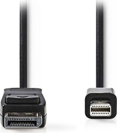 Nedis Cable mini DisplayPort male - DisplayPort male 2m (CCGP37400BK20)