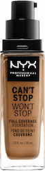 Nyx Professional Makeup Can't Stop Won't Stop Liquid Make Up 12.7 Neutral Tan 30ml