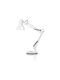 Fos me Schreibtischlampe mit klappbarem Arm für Fassung E27 in Weiß Farbe