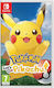 Pokemon Let's Go Pikachu NSW Switch