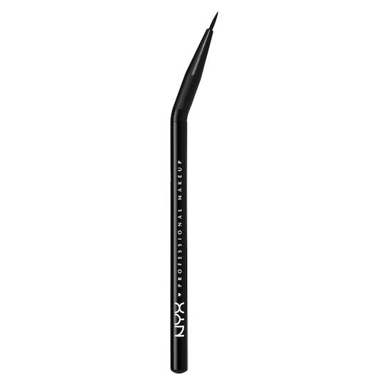 NYX Professional Makeup Επαγγελματικό Πινέλο Μακιγιάζ για Eye Liner από Συνθετική Τρίχα Pro Angled