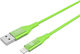 Celly Feeling USB-A to Lightning Cable Green 1....