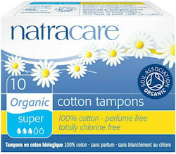 Natracare Organic Cotton Tampons Super για Αυξημένη Ροή 10τμχ