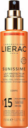 Lierac Sunissime Anti-Aging Global Milk Sunscreen Lotion for the Body SPF15 in Spray 150ml